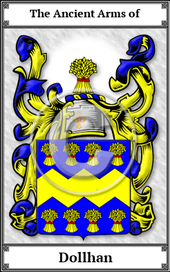 Dollhan Family Crest Download (JPG)  Book Plated - 150 DPI
