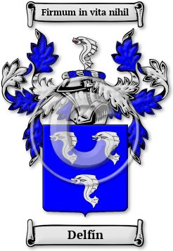 Delfín Family Crest Download (JPG) Legacy Series - 600 DPI