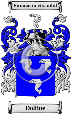 Dolfine Family Crest Download (jpg) Heritage Series - 150 DPI