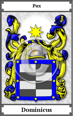 Dominicus Family Crest Download (JPG)  Book Plated - 150 DPI