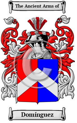 Domínguez Family Crest Download (JPG) Heritage Series - 300 DPI