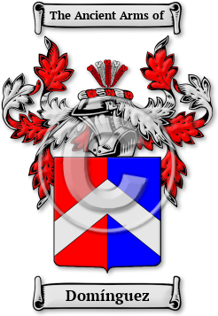 Domínguez Family Crest Download (jpg) Legacy Series - 150 DPI