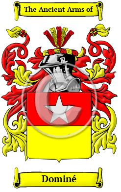 Dominé Family Crest Download (JPG) Heritage Series - 300 DPI
