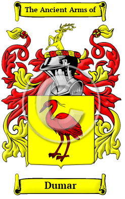Dumar Family Crest/Coat of Arms