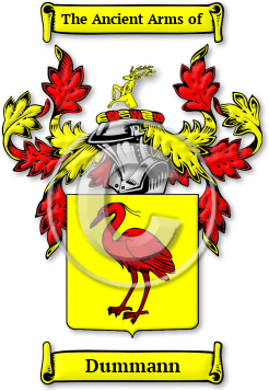 Dummann Family Crest Download (jpg) Legacy Series - 150 DPI