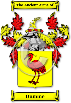 Dumme Family Crest Download (jpg) Legacy Series - 150 DPI