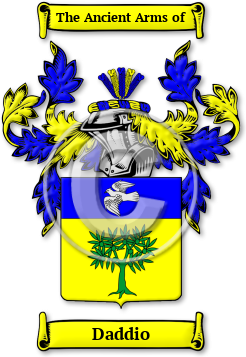 Daddio Family Crest Download (jpg) Legacy Series - 150 DPI
