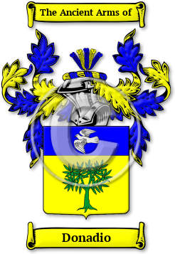 Donadio Family Crest Download (JPG) Legacy Series - 600 DPI