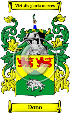 Dono Family Crest Download (JPG) Heritage Series - 600 DPI