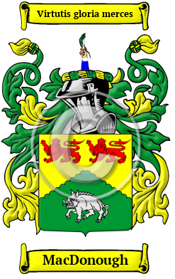MacDonough Family Crest Download (JPG) Heritage Series - 600 DPI