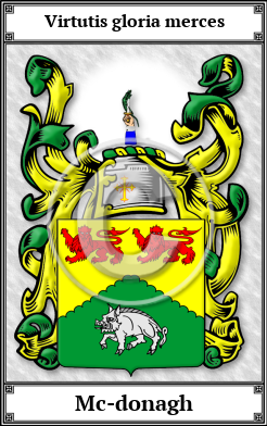 Mc-donagh Family Crest Download (JPG) Book Plated - 600 DPI