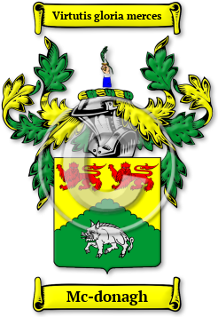Mc-donagh Family Crest Download (JPG) Legacy Series - 600 DPI