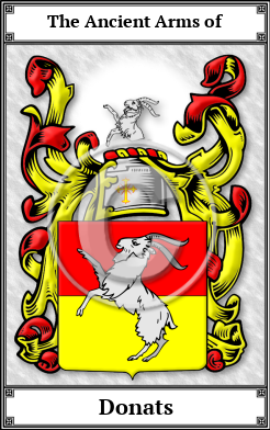 Donats Family Crest Download (JPG) Book Plated - 600 DPI