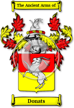 Donats Family Crest Download (JPG) Legacy Series - 600 DPI