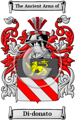Di-donato Family Crest Download (JPG) Heritage Series - 300 DPI