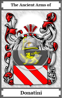 Donatini Family Crest Download (JPG)  Book Plated - 150 DPI