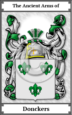 Donckers Family Crest Download (JPG) Book Plated - 600 DPI