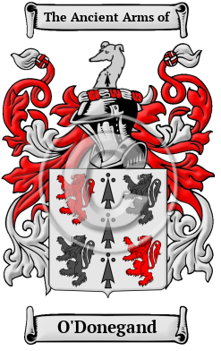 O'Donegand Family Crest/Coat of Arms