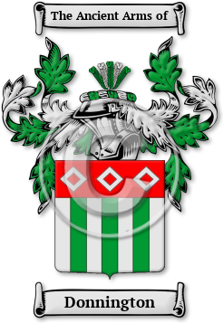 Donnington Family Crest Download (jpg) Legacy Series - 150 DPI