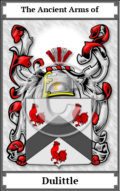 Dulittle Family Crest Download (JPG)  Book Plated - 150 DPI