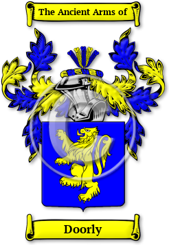 Doorly Family Crest Download (JPG) Legacy Series - 300 DPI