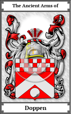 Doppen Family Crest Download (JPG) Book Plated - 600 DPI