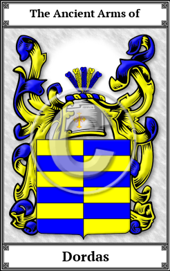 Dordas Family Crest Download (JPG)  Book Plated - 150 DPI