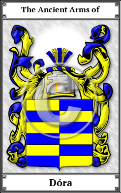 Dóra Family Crest Download (JPG)  Book Plated - 150 DPI
