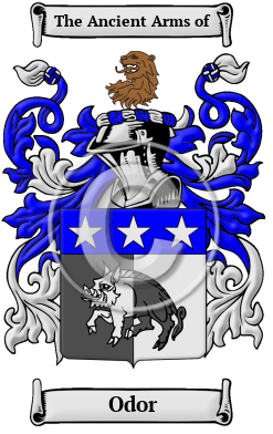 Odor Family Crest Download (JPG) Heritage Series - 600 DPI