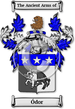 Ódor Family Crest Download (jpg) Legacy Series - 150 DPI