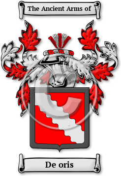 De oris Family Crest Download (jpg) Legacy Series - 150 DPI