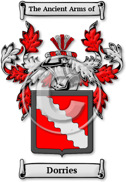 Dorries Family Crest Download (jpg) Legacy Series - 150 DPI