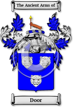 Door Family Crest Download (jpg) Legacy Series - 150 DPI