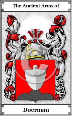 Doerman Family Crest Download (JPG) Book Plated - 600 DPI