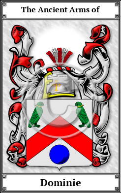 Dominie Family Crest Download (JPG) Book Plated - 600 DPI