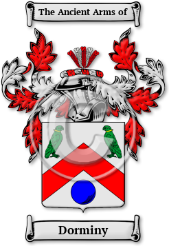 Dorminy Family Crest Download (jpg) Legacy Series - 150 DPI