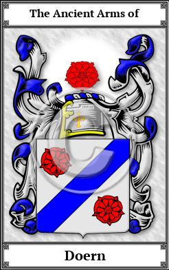 Doern Family Crest Download (JPG)  Book Plated - 150 DPI