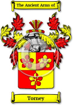 Torney Family Crest Download (jpg) Legacy Series - 150 DPI