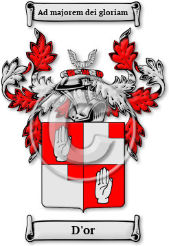 D'or Family Crest Download (jpg) Legacy Series - 150 DPI