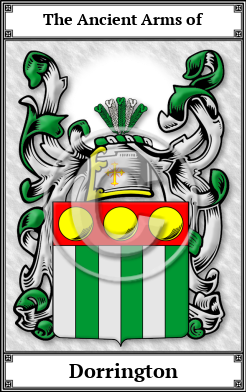 Dorrington Family Crest Download (JPG)  Book Plated - 150 DPI