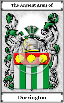 Durrington Family Crest Download (JPG)  Book Plated - 150 DPI