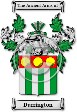 Durrington Family Crest Download (jpg) Legacy Series - 150 DPI