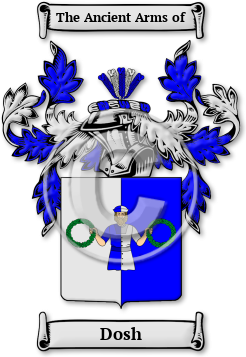 Dosh Family Crest Download (jpg) Legacy Series - 150 DPI