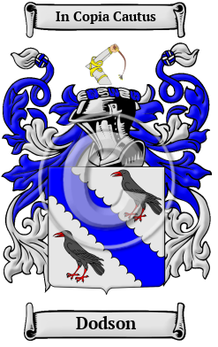 Dodson Family Crest Download (JPG) Heritage Series - 600 DPI