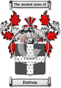 Dotton Family Crest Download (jpg) Legacy Series - 150 DPI
