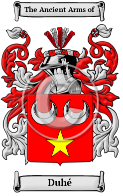 Duhé Family Crest Download (JPG) Heritage Series - 300 DPI