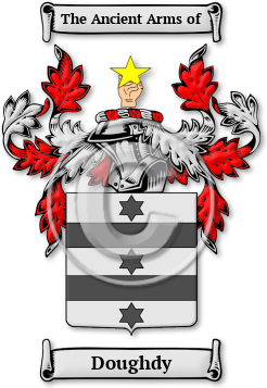 Doughdy Family Crest Download (JPG) Legacy Series - 600 DPI