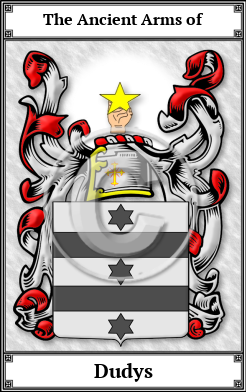 Dudys Family Crest Download (JPG)  Book Plated - 150 DPI