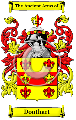 Douthart Family Crest/Coat of Arms