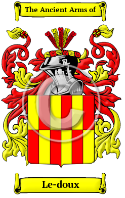 Le-doux Family Crest Download (JPG) Heritage Series - 300 DPI